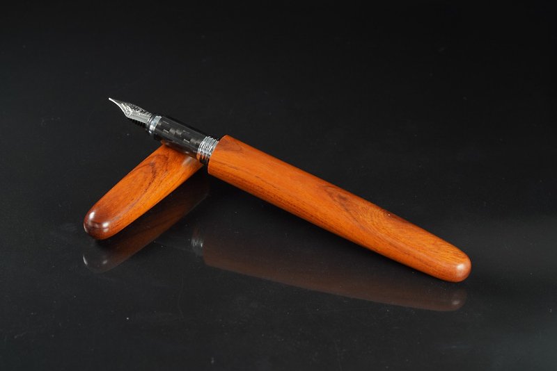 American Desert Ironwood Torpedo Capped 14 Dual-Use Pen (Fountain Pen) FU5140012 - Fountain Pens - Wood Brown