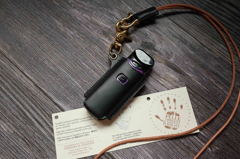 SMOK Nord Kit Cigarette Leather Case - ที่ห้อยกุญแจ - หนังแท้ สีนำ้ตาล