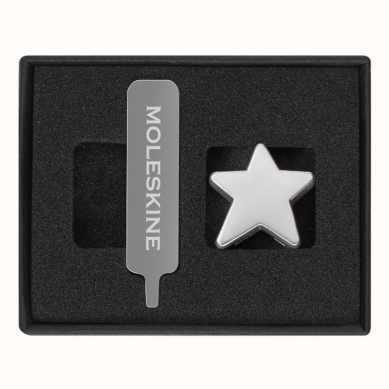 MOLESKINE Drawstring Charm Star Silver - อื่นๆ - โลหะ สีเงิน