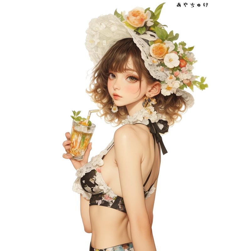 【8月新作】07-099-0074 コラージュステッカー - 貼紙 - 紙 