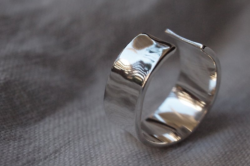 Sand Dune Wide Ring | Activity Wall - Couples' Rings - Sterling Silver 