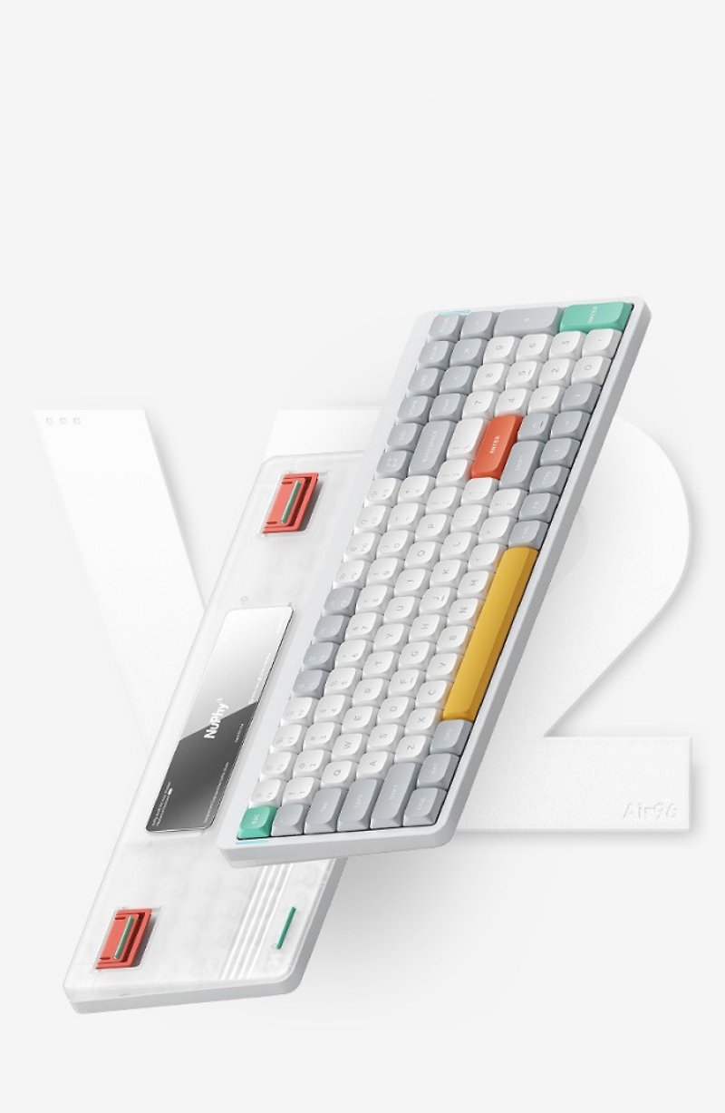Air96 V2 Wireless Bluetooth Mac | Win | iPad | Android Mechanical Keyboard - Computer Accessories - Aluminum Alloy 