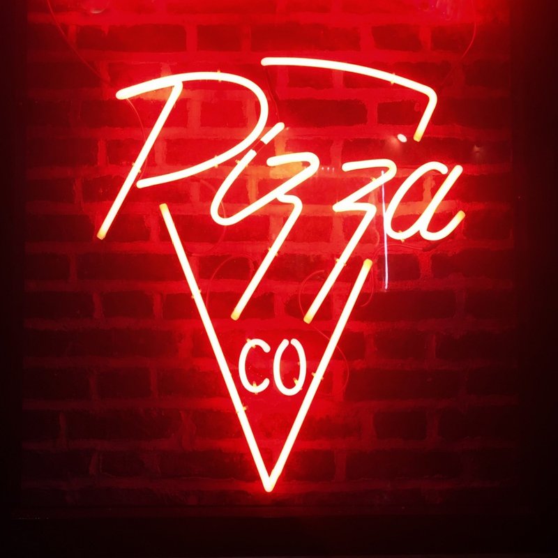 Pizza LED Neon Sign Light - โคมไฟ - อะคริลิค สีใส