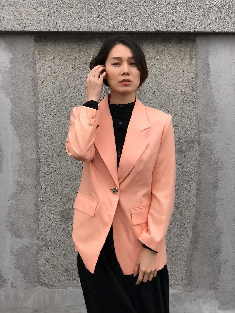Long pink blazer - Women's Blazers & Trench Coats - Other Materials Pink