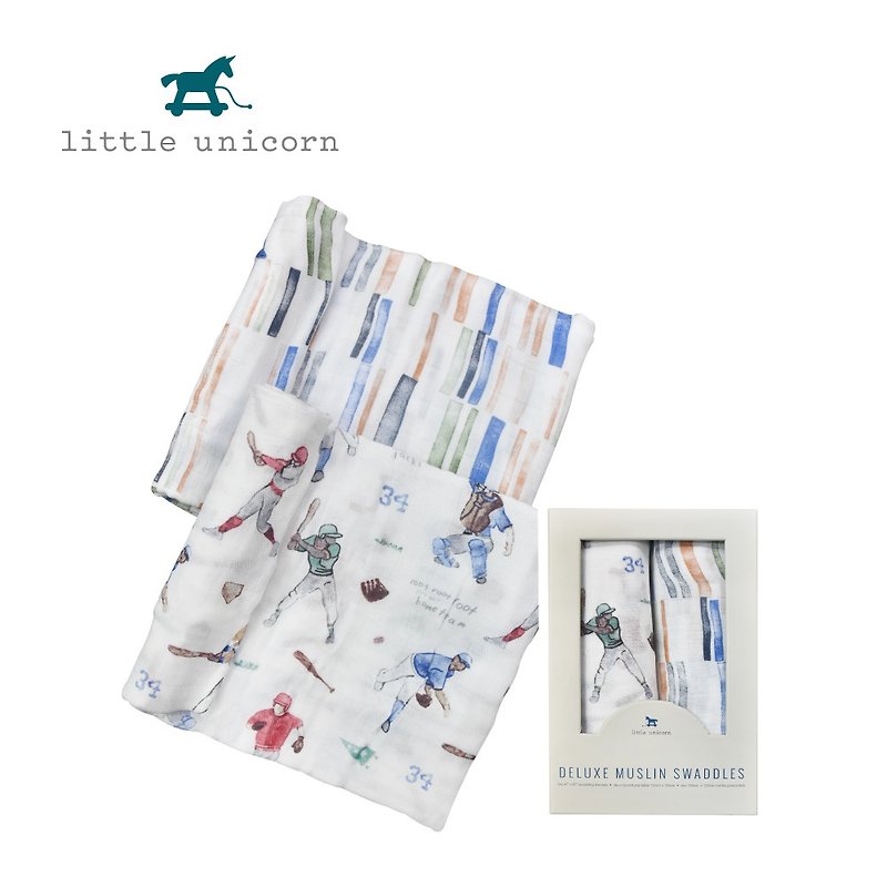 Little Unicorn Bamboo Fiber Gauze Towel - Other - Cotton & Hemp White