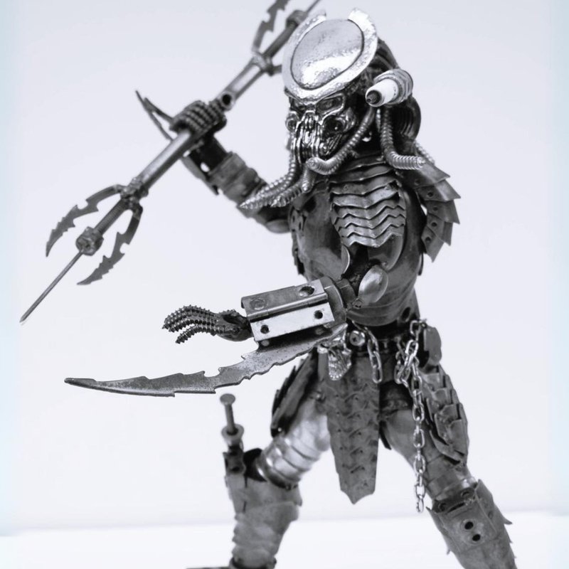 The Hunter SCRAP METAL, Cool gift for him, Cool Birthday Gift, Anniversary gifts - 擺飾/家飾品 - 其他金屬 