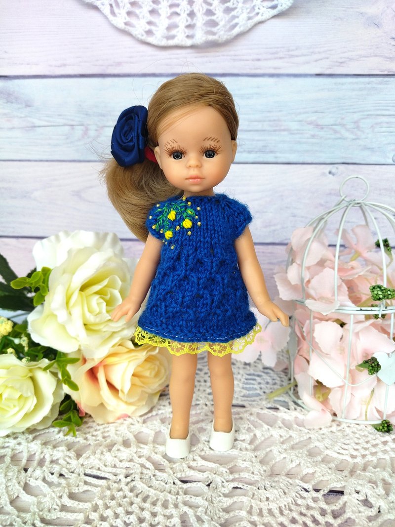 Mini Paola Reina doll - Les amigas - Paola Reina clothes - 寶寶/兒童玩具/玩偶 - 羊毛 藍色