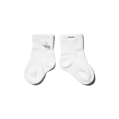 Toson Baby Inflatable Socks 2 Pack in White