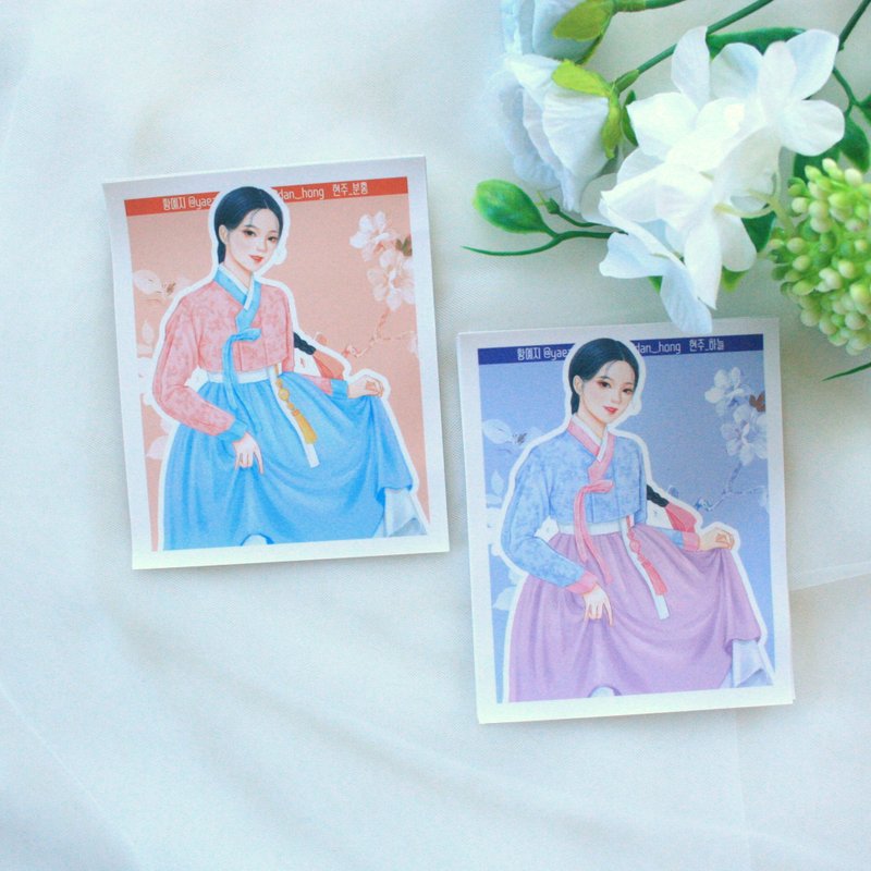 yaezi_Oriental Sticker_Hyunjoo - 貼紙 - 紙 