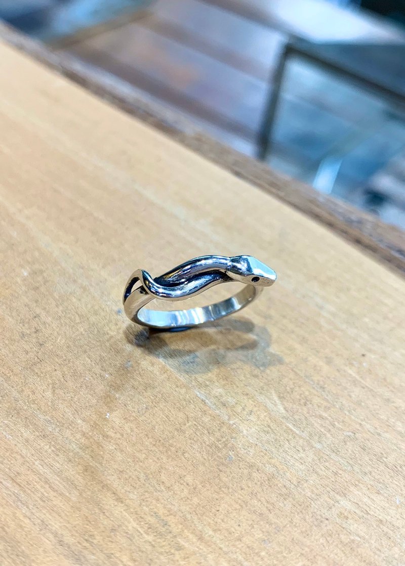 - 小蛇 - - 戒指 - 其他金屬 銀色