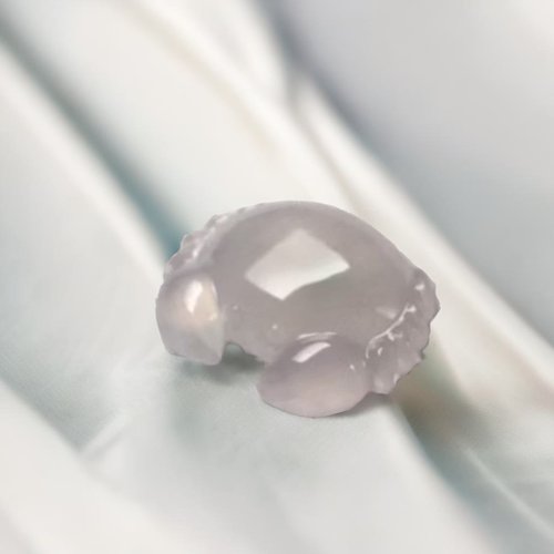 瓔珞珠寶盒 E.L.Jewelry Box 【八方來財】高冰種翡翠螃蟹 | 戒面|裸石 |天然緬甸A貨翡翠|送禮