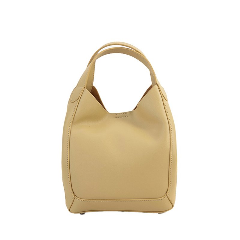 Roberta di Camerino ALINA DOUBLE FUNCTION BAG - Handbags & Totes - Genuine Leather Yellow