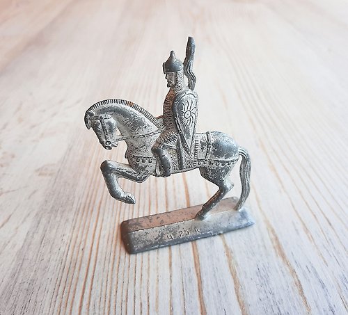 RetroRussia Medieval Russian tin knight old soldier toy vintage