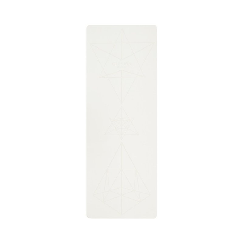 【Clesign】COCO Pro Travel Mat Travel Yoga Mat 1.2mm - Pure White - Yoga Mats - Other Materials White