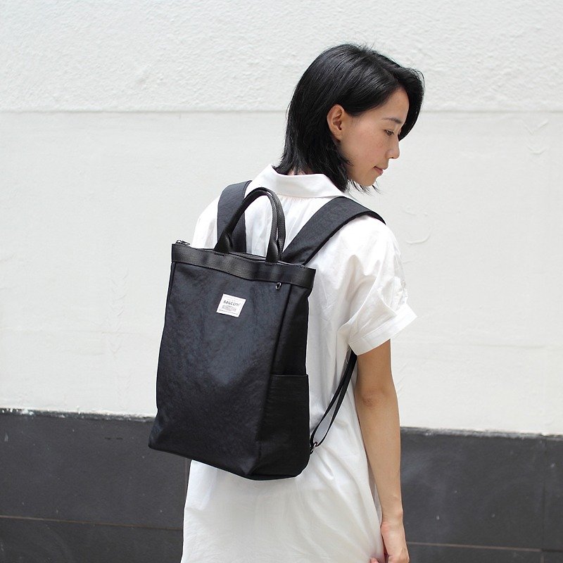 [Easy to use series] easy to use portable backpack - กระเป๋าเป้สะพายหลัง - วัสดุอื่นๆ สีดำ