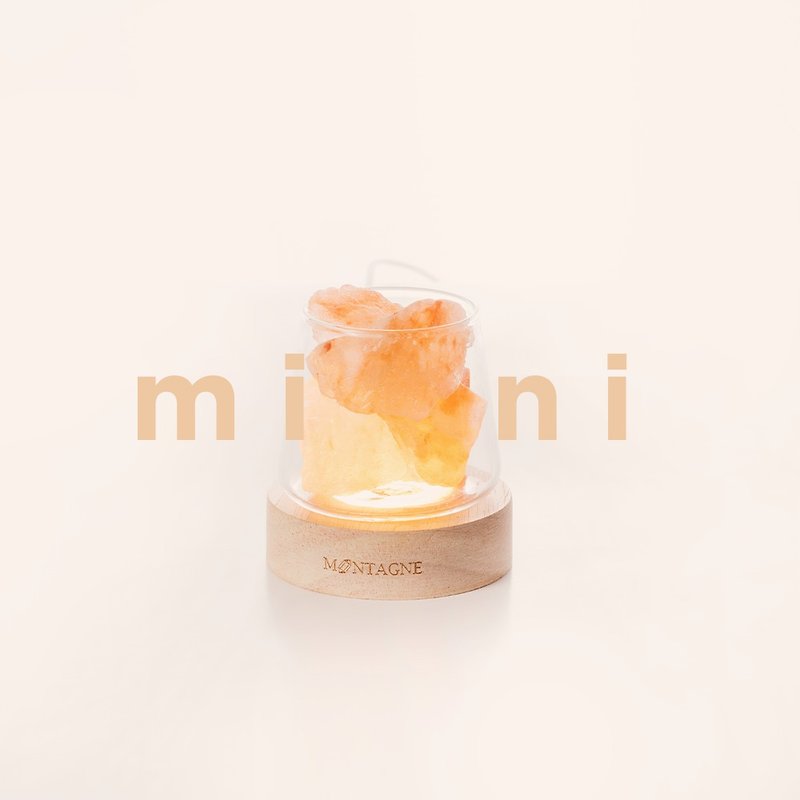 MONTAGNE mini 水晶擴香組 橙晶鹽 | 靈感 X 野心 | 精油隨機贈送 - 香薰/精油/線香 - 其他材質 橘色