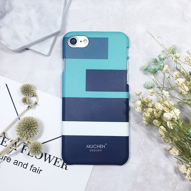 Classic Series - Simple Blue Green Box (iPhone.Samsung Samsung, HTC, Sony. Asus mobile phone case) - Phone Cases - Plastic Green