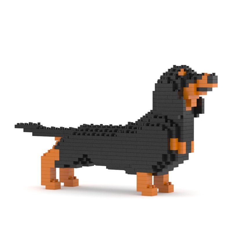 [New product launch] Pre-order. Mini Dachshund 01S patented screw building blocks - Other - Plastic 