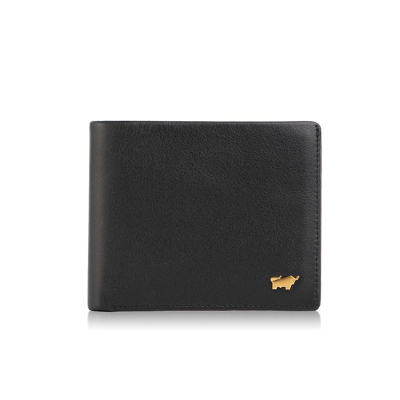 [Free upgrade gift package] New Nomad-TW 8 Card Men’s Clip-Black/BF380-313-BK - Wallets - Genuine Leather Black
