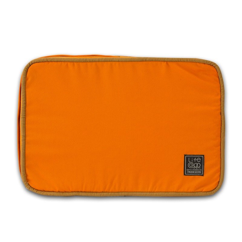Lifeapp sleeping pad replacement cloth cover XS_W45xD30xH5cm (orange blue) does not contain sleeping pad - ที่นอนสัตว์ - วัสดุอื่นๆ สีส้ม