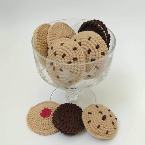 ChikChik Mini set Cookie Chocolate Chip, Sweet Cookie, Play food