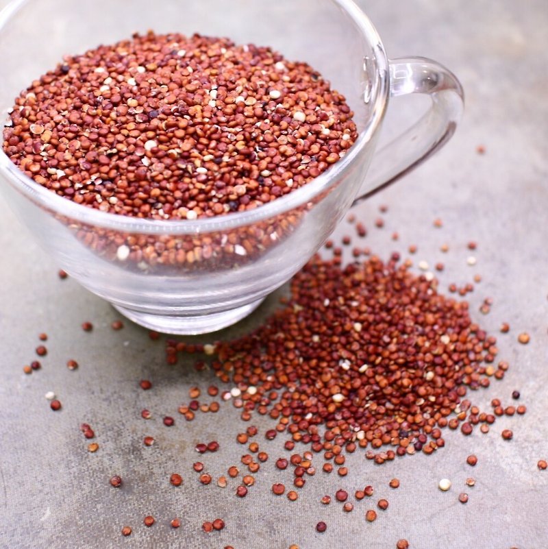 Organic red buckwheat - ขนมคบเคี้ยว - อาหารสด สีแดง