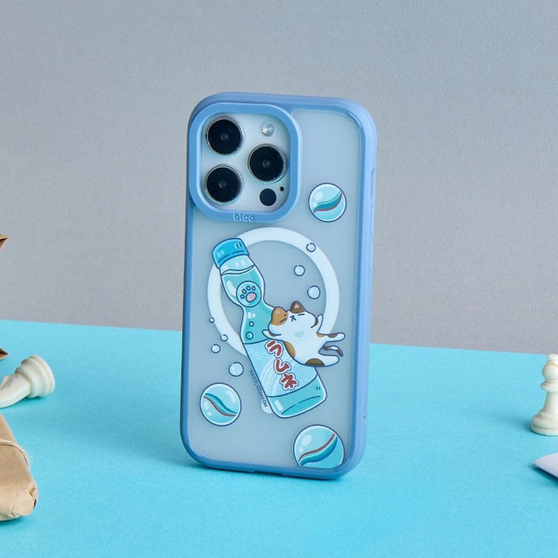 歐吉喵NEKO OJIMEOW彈珠汽水極光霧透MagSafe iPhone手機殼 - 手機殼/手機套 - 塑膠 多色