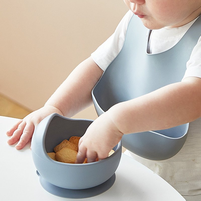 韓國兒童餐具-矽膠湯碗/匙組【現貨快速出貨 寶寶必備】 - 兒童餐具/餐盤 - 矽膠 