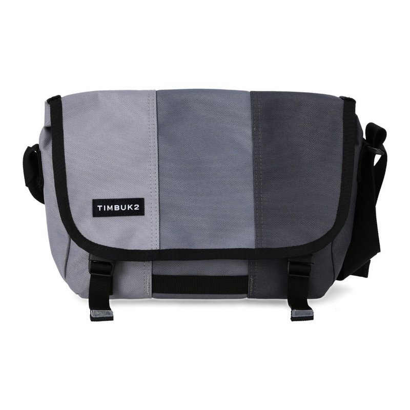 TIMBUK2 CLASSIC MESSENGER ECO Classic Messenger Bag XS / Smoke Gray / Light Carbon Gray Color Matching - Messenger Bags & Sling Bags - Polyester Gray