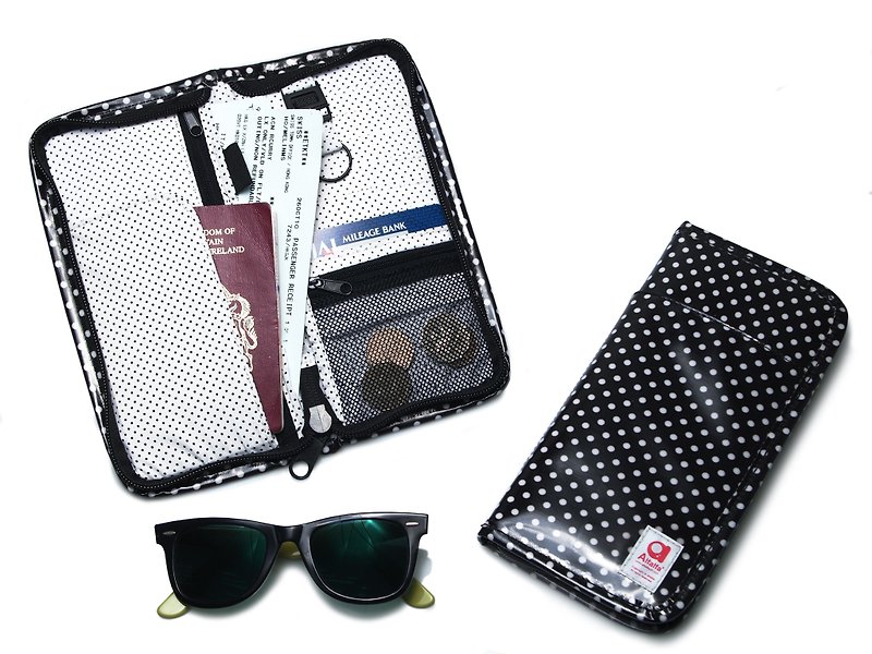 Mizutama All-in-one travel wallet - Black - Passport Holders & Cases - Polyester Black