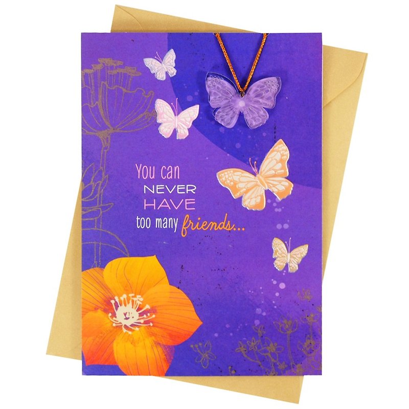 We will always be friends [Hallmark-Creative hand-made cards, friendship lasts forever] - Cards & Postcards - Paper Blue