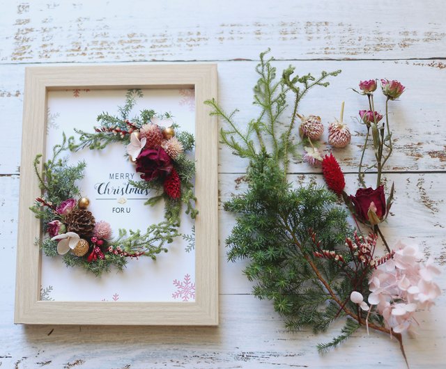 D06 Dried Flower Photo Frame DIY/Handmade Material Kit/DIY Material Kit/Floral  DIY/Floral Photo Frame - Shop KEYURA GARDEN Plants & Floral Arrangement -  Pinkoi