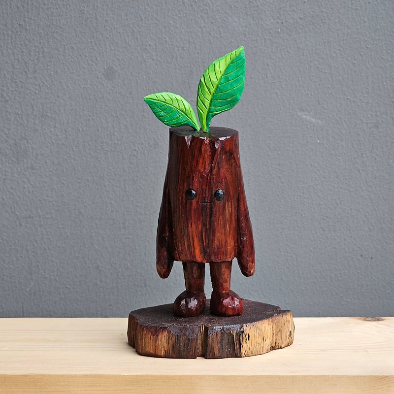ウッドマン V.3 (木彫り) - 人形・フィギュア - 木製 