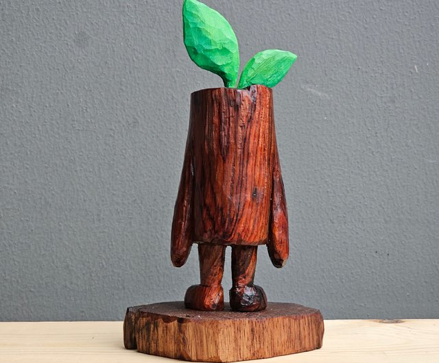 ウッドマン V.3 (木彫り) - ショップ carvingforyou 人形・フィギュア