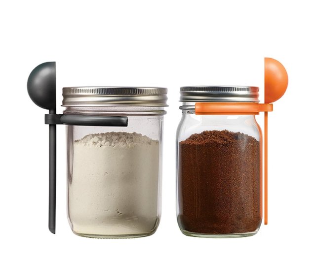 Jarware Stainless Steel Spice Shaker, Wide Mouth Mason Jar Spice Lid