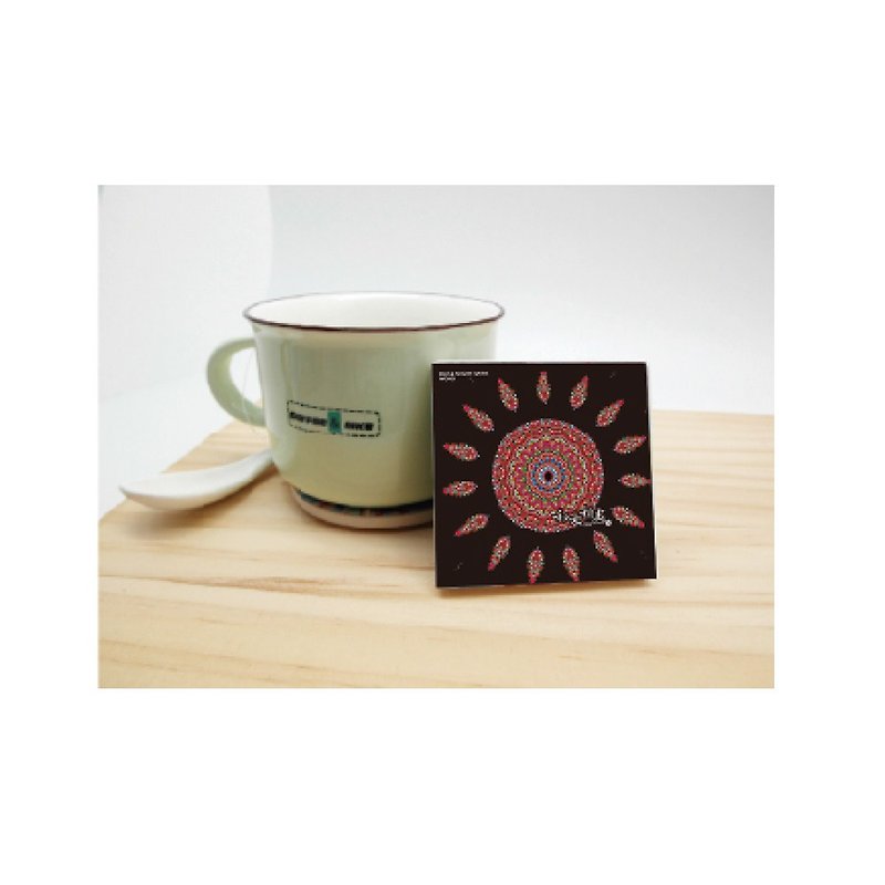 ceramic coaster magnet - Magnets - Pottery 