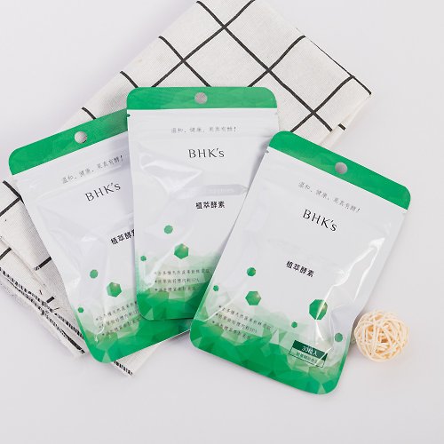 BHK's 無瑕机力 BHK's 植萃酵素 素食膠囊 (30粒/袋)3袋組