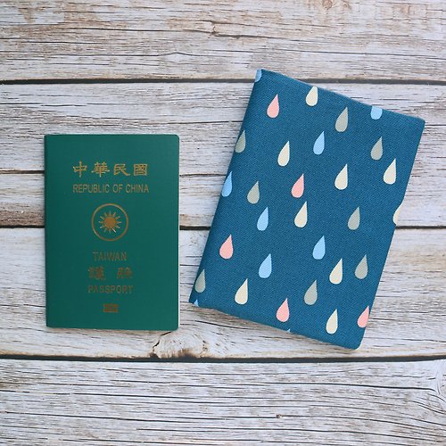 秋葉手作 【小水滴】 護照夾 護照套 護照包