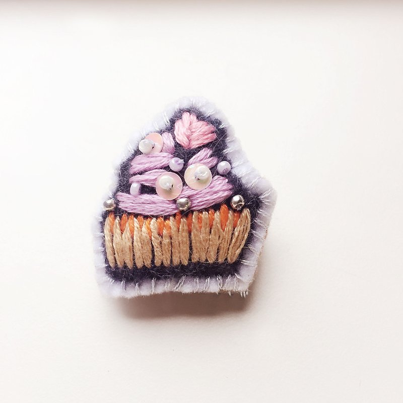 Koko Loves Dessert // I sell you the youth - too mini cupcakes pins - Brooches - Thread Khaki