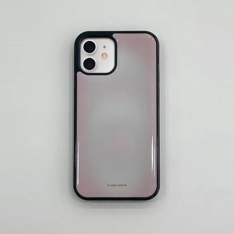 Fog Pink Epoxy Bumper Phone Case - 手機殼/手機套 - 其他材質 粉紅色