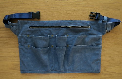 家作 homemade 腰間工具袋 | 帆布 | 灰藍