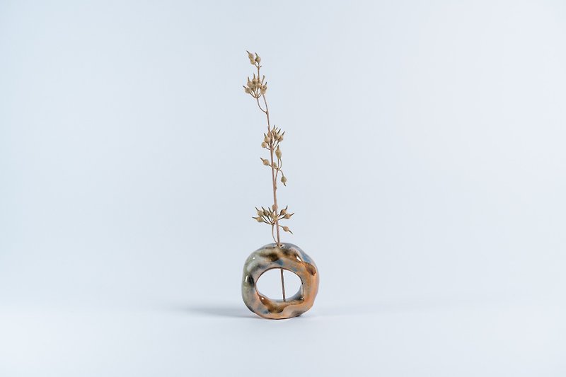 No.48 Flower Arrangement | Incense sticks Holder | Cloud Clay | Ceramics - น้ำหอม - ดินเผา สีนำ้ตาล