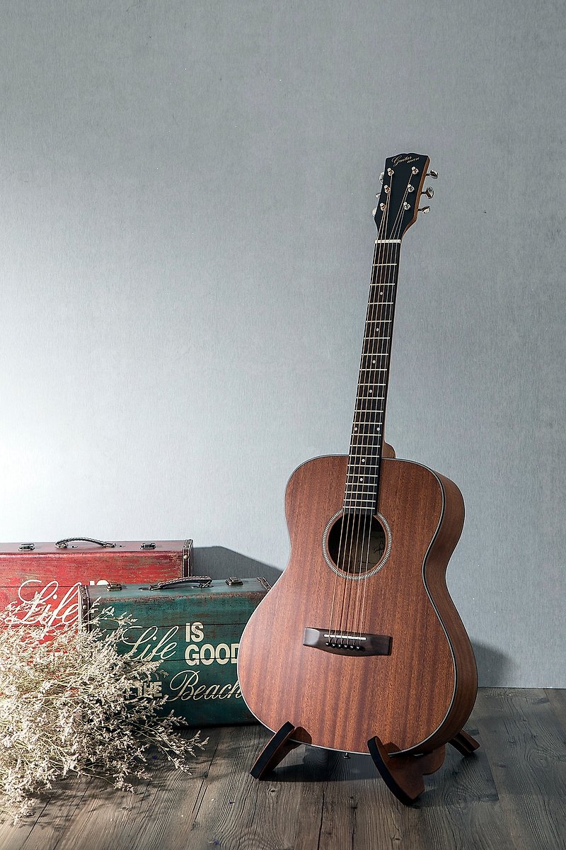 Taiwan original guitarman M-31BE 40 inch mahogany face single handmade 40 inch OM barrel body - Guitars & Music Instruments - Wood 