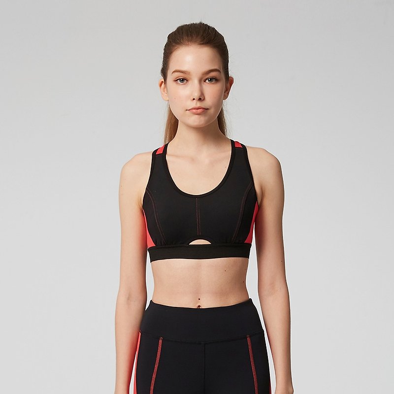 TCool Sports Bra (Neon Red) - Women's Underwear - Polyester Red