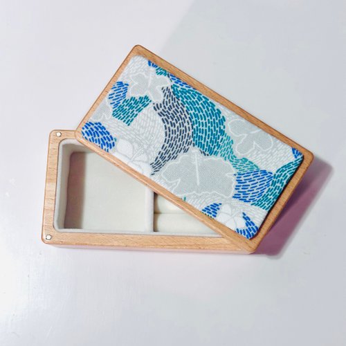 Bagel Baggo 抽象花藝實木首飾盒