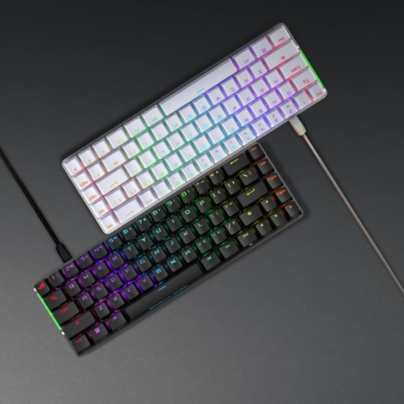 ASUS 華碩 ROG Falchion Ace 65%電競鍵盤 - 電腦配件 - 塑膠 白色