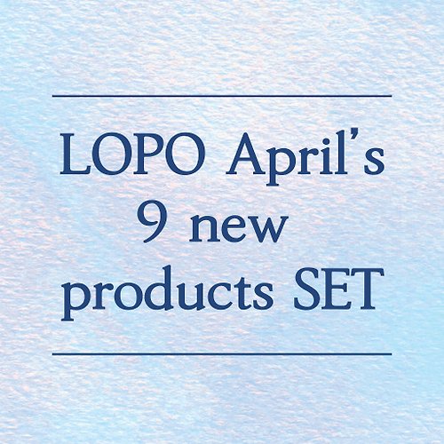 LOPO LOPO 4月 new products sticker SET