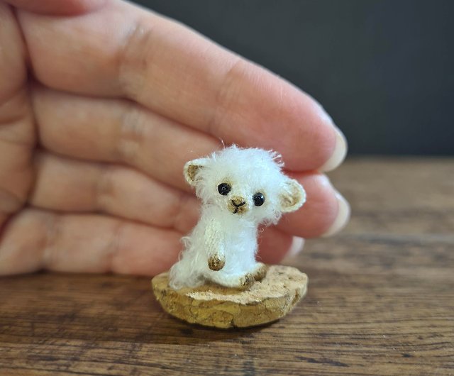 小さなぬいぐるみかわいい羊の置物 - ショップ Amitoysgifts 人形
