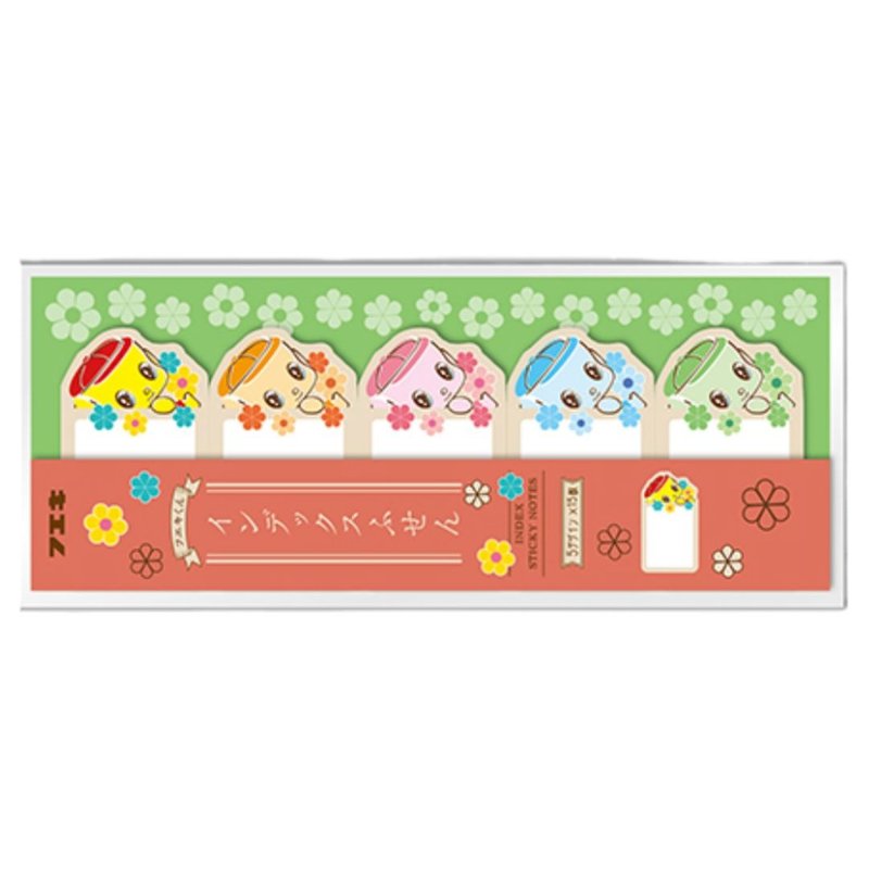 漿糊仔春季標籤貼 - 便條紙/便利貼 - 紙 多色