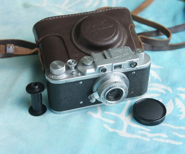 ZORKI-1 camera with INDUSTAR-22 lens LEICA IId COPY FOR YOUR COLLECTION! -  Shop ussrvintagecameras Cameras - Pinkoi